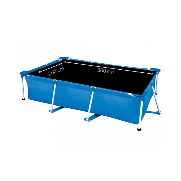 Comfortpool Pro - Aurinkosuoja suorakaiteen muotoinen uima-allas - Sopii 300 x 200 cm uima-altaisiin - Musta