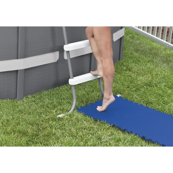 Intex - Arvopaketti - Uima-allaslaatat - 10 pakkausta 8 laattaa - 20 m² & WAYS kuurausharja