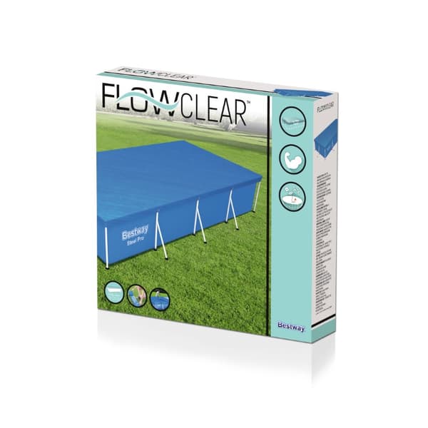 Bestway Poolskydd 400 x 211 cm til Steel Pro Frame