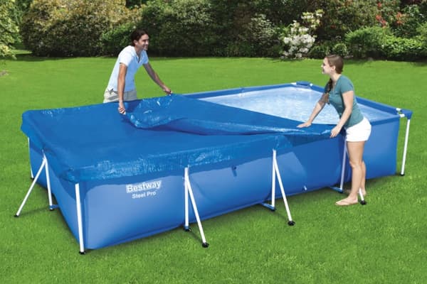 Bestway Poolskydd 400 x 211 cm til Steel Pro Frame