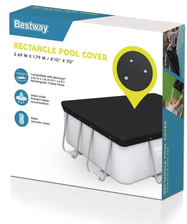 Bestway Poolskydd 282 x 196 cm till Power Steel Frame