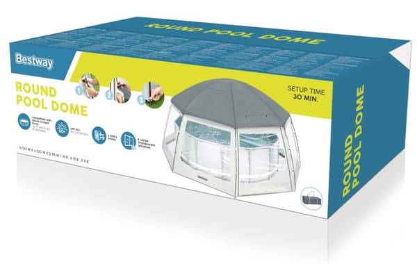 Bestway Pool Dome/Tält 600 x 600 x 295 cm