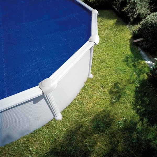 GRE - Rund bubbelduk för stålpool Ø 350 cm - Tjocklek 0,18 mm