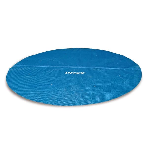 Intex - poolovertræk - til runde pools - diameter 470cm - 150g/m2 - Sølv