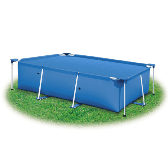 Rektangulärt Poolskydd 260 X 160 Cm Pe Blått