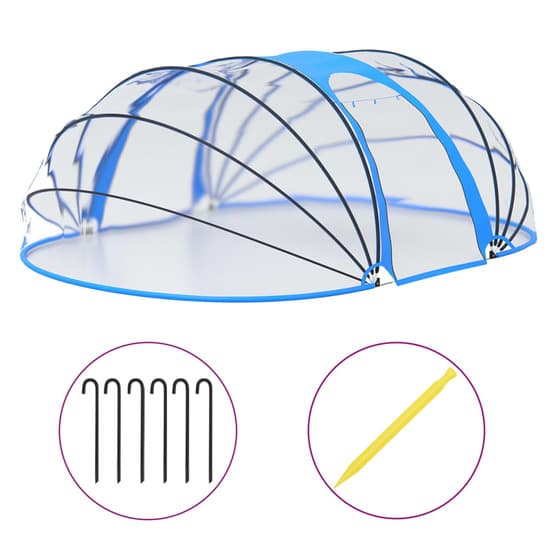 Poolkupol Oval 530X410X205 Cm