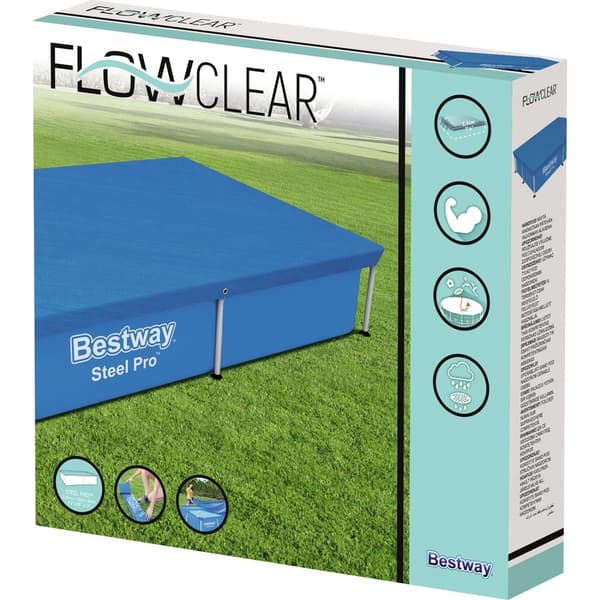 Bestway Flowclear poolskydd 221 x 150 cm