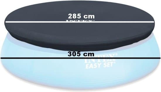Afdækning til pool - Pool cover - 305 cm diameter - Swimmingpools