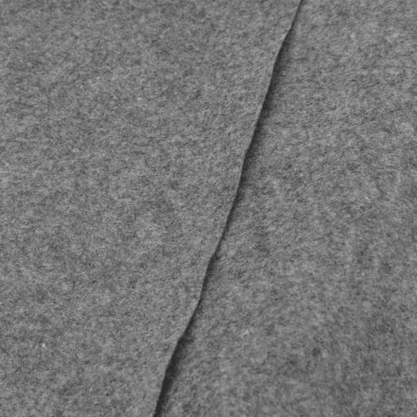 vidaXL Bottenmatta ljusgrå Ø428 cm polyester geotextil