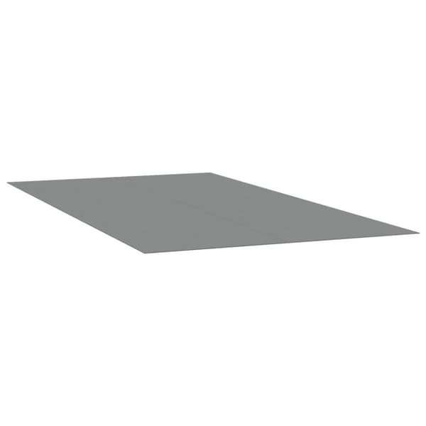 vidaXL poolunderlag 420x220 cm polyester-geotekstil lysegrå