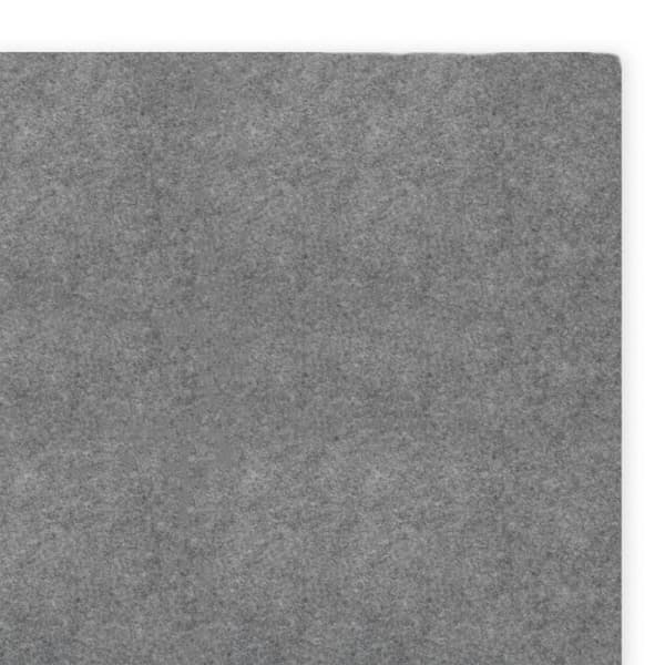 vidaXL Bottenmatta ljusgrå 820x420 cm polyester geotextil