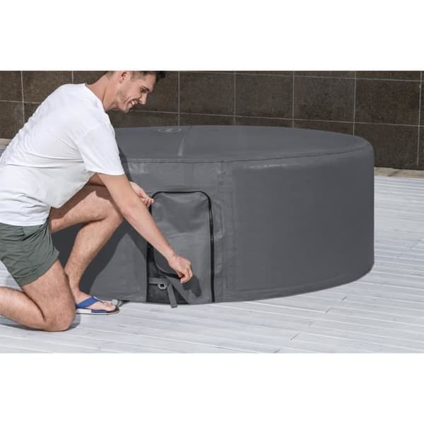 Termisk lock för runda spa 1,80 m x 66 cm, kompatibelt med integrerade pumpar och externa pumpar, Energysense , vattentät