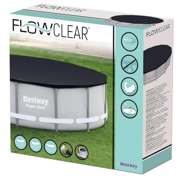 Bestway poolovertræk Flowclear 427 cm