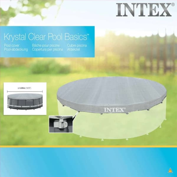 INTEX Uima-altaan suojapeite Deluxe pyöreä 488 cm