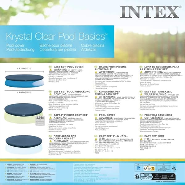 INTEX Bassengtrekk rund 396 cm 28026