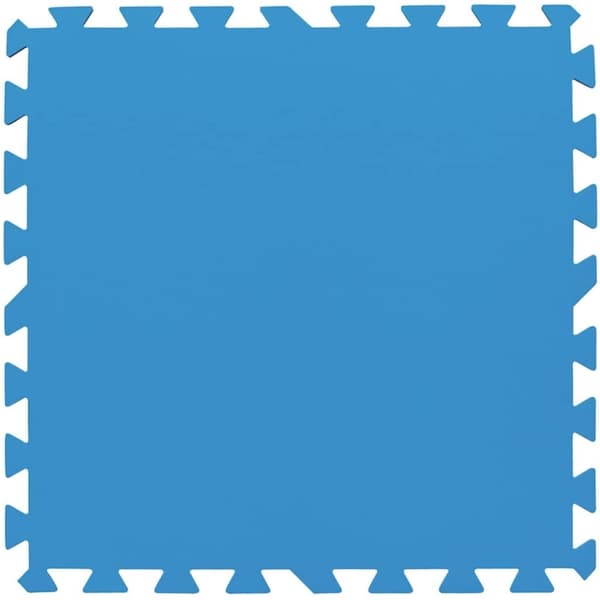 Bestway poolunderlag 8 stk. blå 58220
