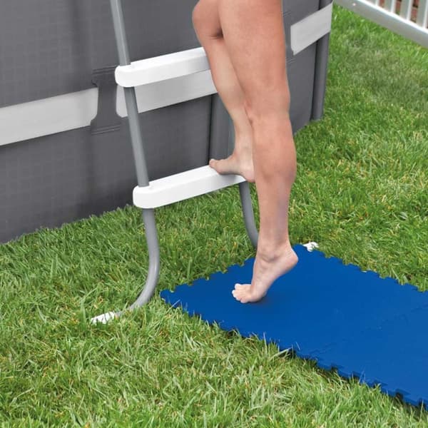 INTEX Beskyttelse for bassenggulv 8 stk 50x50 cm blå