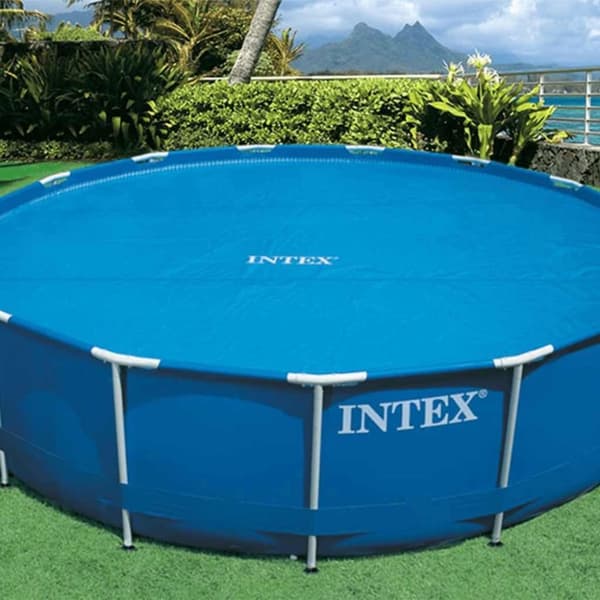 INTEX Soldrevet bassengtrekk rund 305 cm 29021