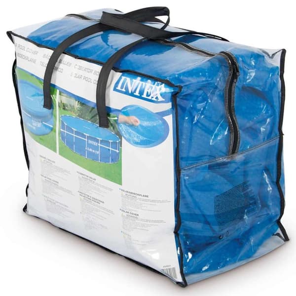 INTEX Soldrevet bassengtrekk rundt 488 cm