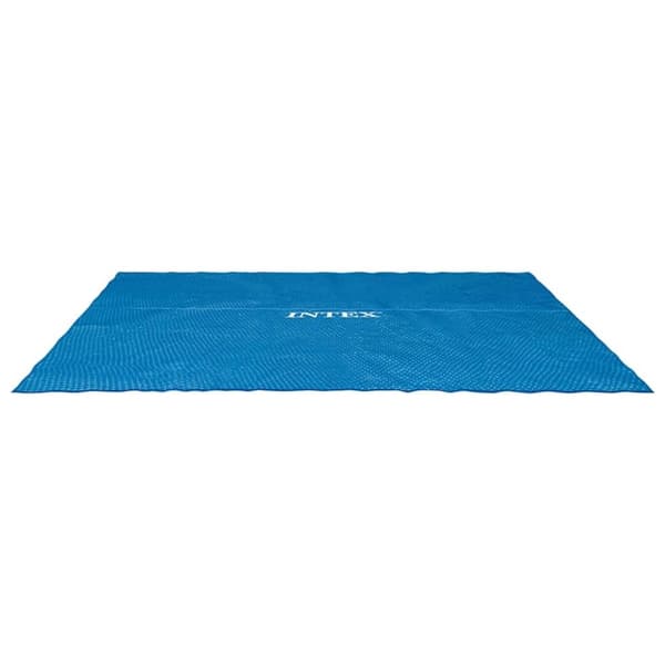 INTEX solopvarmet poolovertræk 716x346 cm polyethylen blå