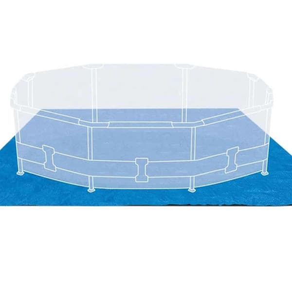 INTEX poolunderlag 472x472 cm firkantet 28048