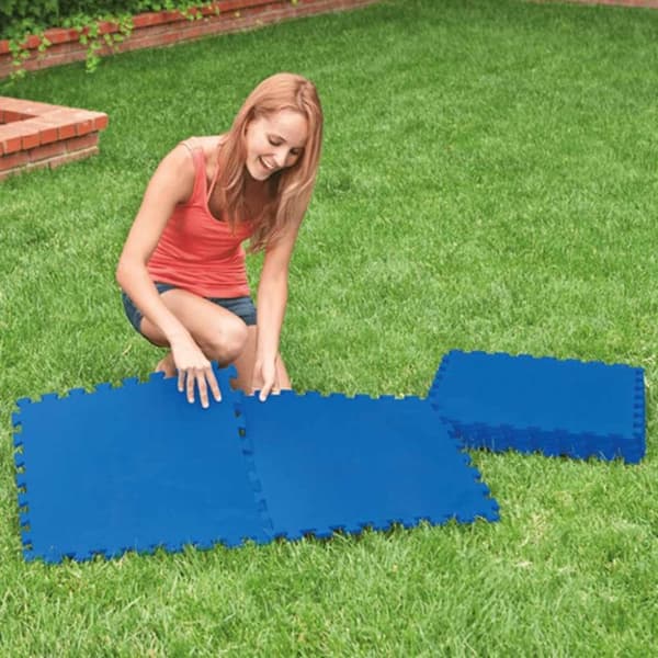 INTEX poolgulvbeskyttere 8 stk. 50x50 cm blå