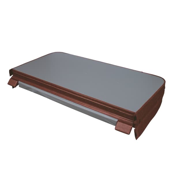 Hot Tub Cover Thermal Jacuzzi Firkantet Hård Beskyttelse Vejrbestandig PVC Læder Isolerende EPS Skum UV, Skimmel og Brand resistent Låsbare 6 håndtag