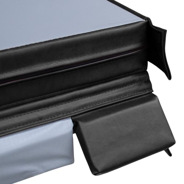 Hot Tub Cover Thermal Jacuzzi Firkantet Hård Beskyttelse Vejrbestandig PVC Læder Isolerende EPS Skum UV, Skimmel og Brand resistent Låsbare 6 håndtag