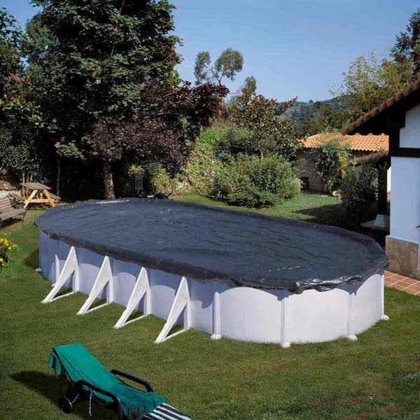 Gre Talvisuoja Soikealle Uima-altaalle Premium Harmaa 610 x 410 cm