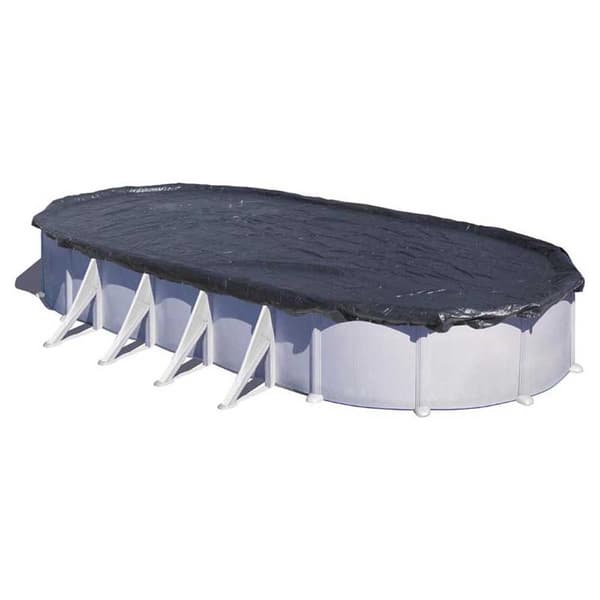 Gre Talvisuoja Soikealle Uima-altaalle Premium Harmaa 610 x 410 cm