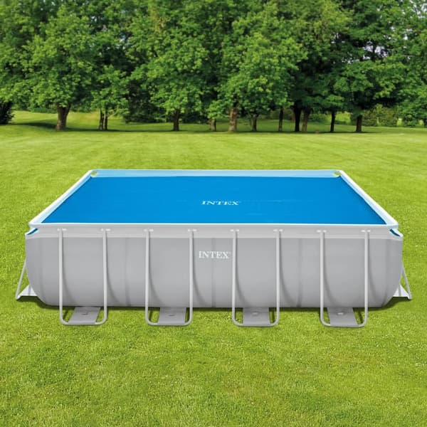 Intex Poolskydd Av Polyeten Solar 378x186 Centimeter Blå