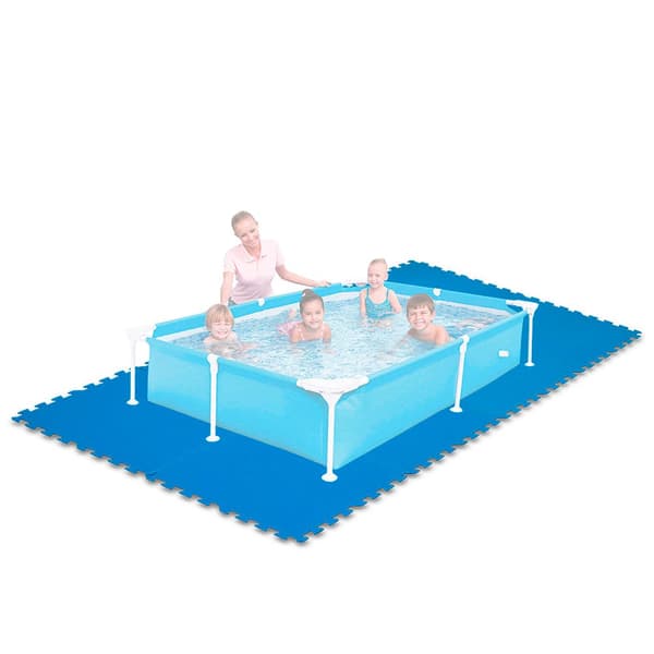 Intex Svømmebassin Gulvbeskytter Blå 50 x 50 x 1 cm