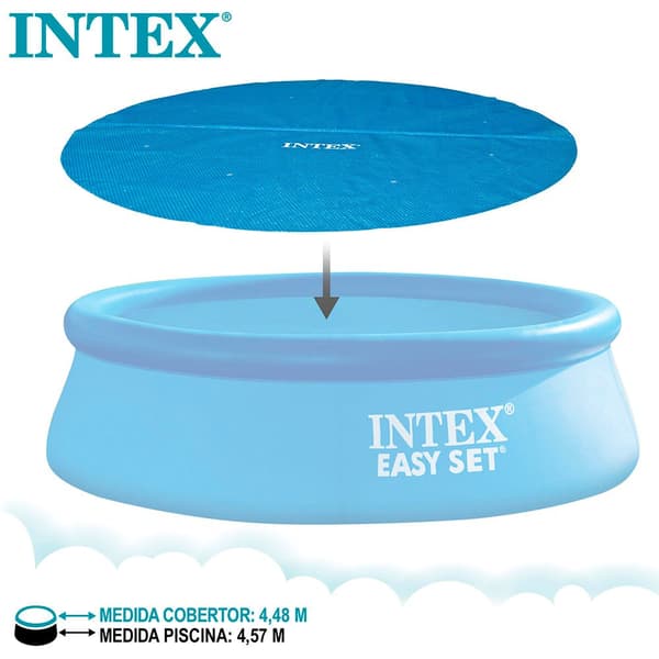 Intex Peite Solar Sininen For Easy Set/Metal Frame Pools