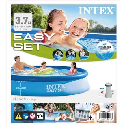 Intex 28132SZ above ground pool Inflatable pool Round 5621 L Blue