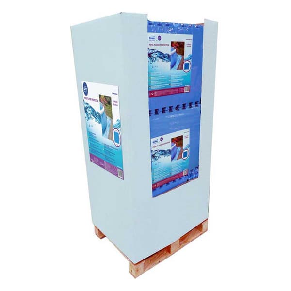 Gre Låda 60 Protector Slå Samman Golv Protector 4.5 Mm 9 Enheter Blå 50 x 50 cm