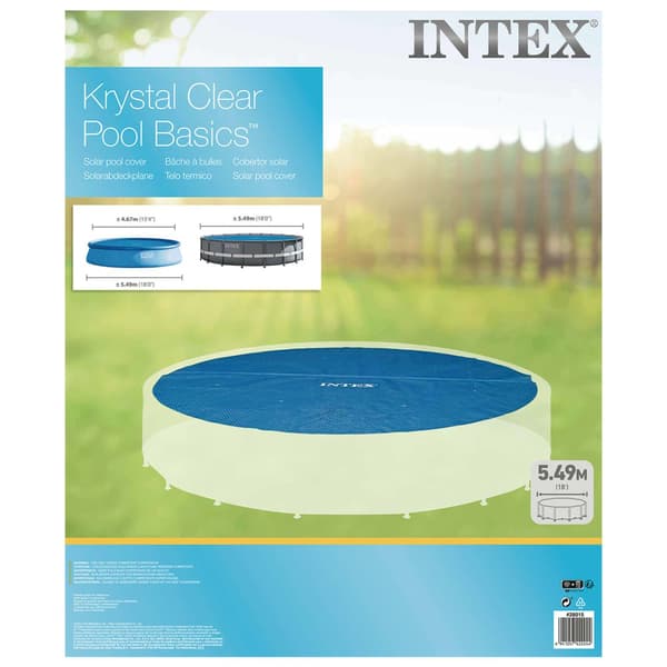 Intex Polyeteeninen Altaan Kansi Solar 538 Cm Sininen