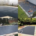 Miniatyrbild 7 av 9: 4m x 7m poolskydd, pool säkerhetsskydd, slitstarkt PVC-material, förbättrad säkerhet, skyddad mot skräp och löv, lätt att installera