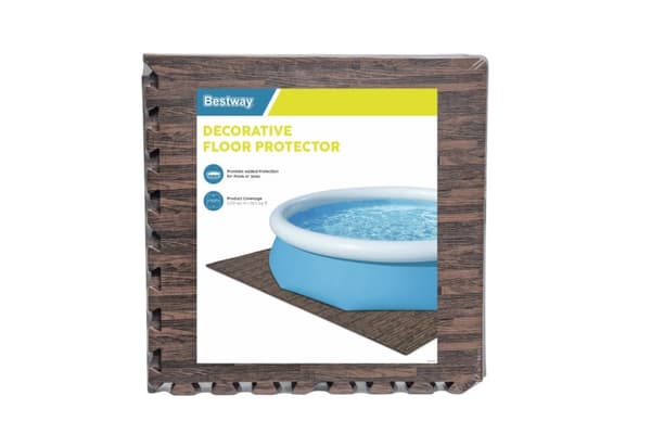 Bestway Skydd för poolgolv Dekorativ 12 st (50 x 50 cm)