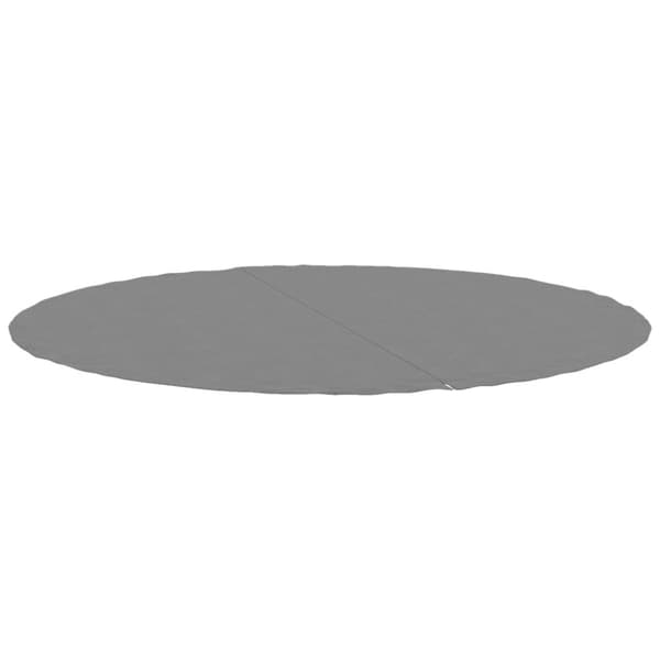 Uima-altaan aluskangas harmaa Ø244 cm polyesteri geotekstiili