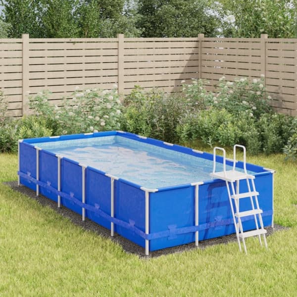 poolunderlag 500x250 cm polyester-geotekstil lysegrå