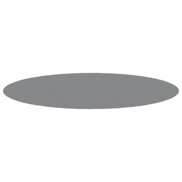 poolunderlag Ø428 cm polyester-geotekstil lysegrå