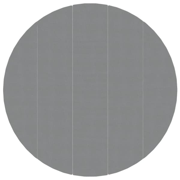 poolunderlag Ø550 cm polyester-geotekstil lysegrå