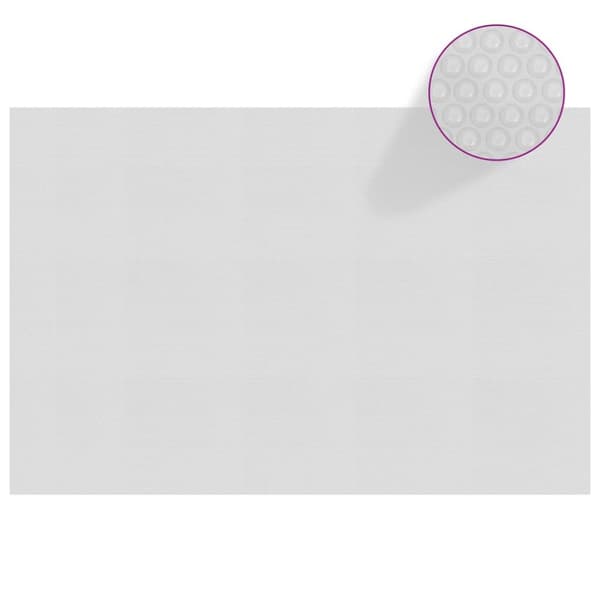 Kelluva uima-altaan PE-aurinkoenergiakalvo 300x200 cm harmaa