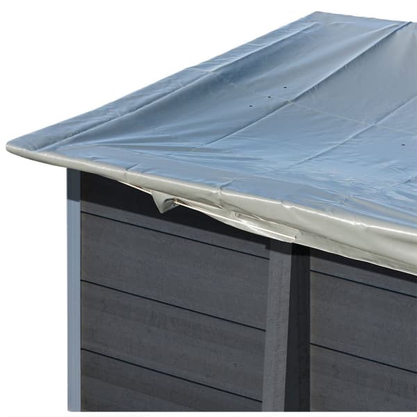 Gre Vinterskydd För Slå Samman Rectangular Beige 656 x 376 cm