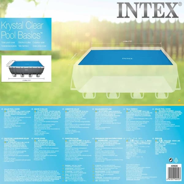 INTEX Uima-altaan aurinkoenergiasuoja suorakaide 549x274 cm 29026