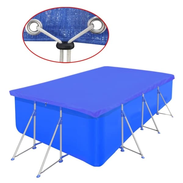 vidaXL Uima-altaan suoja PE suorakaide 90 g/sqm 540 x 270 cm -  Uima-altaan suojapeitteet