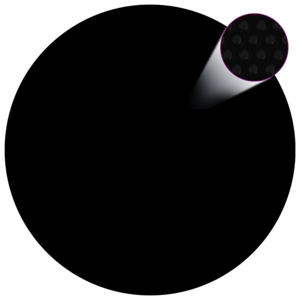 vidaXL Uima-altaan suoja musta 417 cm PE -  Uima-altaan suojapeitteet