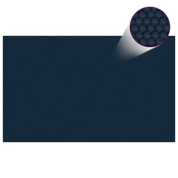 vidaXL Kelluva uima-altaan PE-aurinkoenergiakalvo 260x160 cm sinimusta -  Uima-altaan suojapeitteet