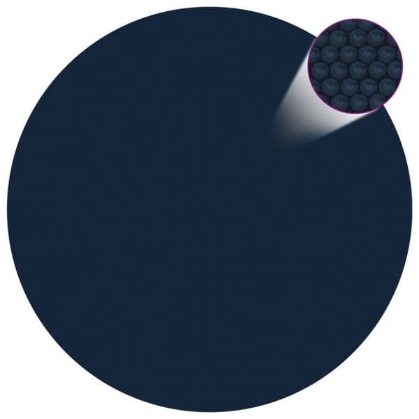 vidaXL Kelluva uima-altaan PE-aurinkoenergiakalvo 417 cm sinimusta -  Uima-altaan suojapeitteet