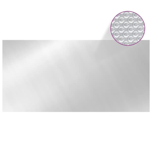vidaXL Uima-altaan suoja hopea 450x220 cm PE -  Uima-altaan suojapeitteet